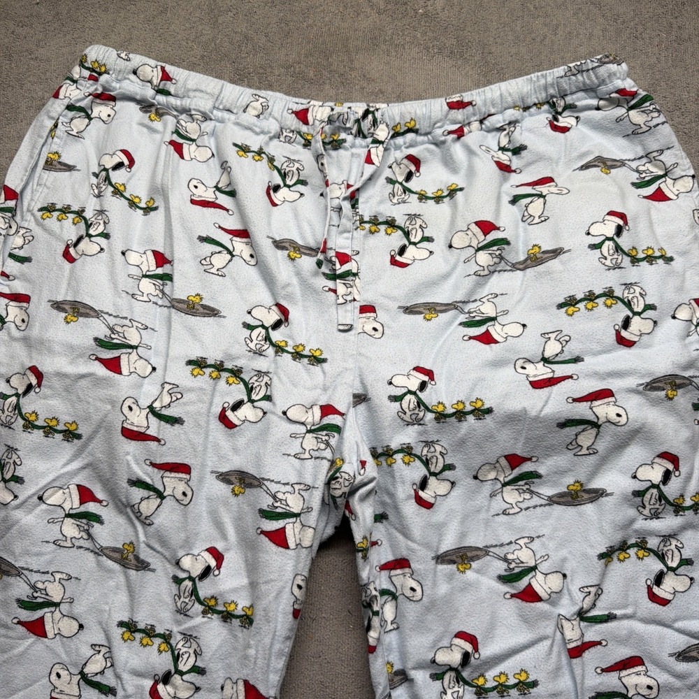 Peanuts Hanna Andersson Pajama Pants Snoopy Print Cotton Lounge Sleepwear XL